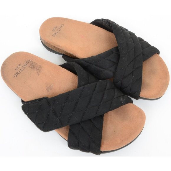 Earth Origins Oceana Sandal Women's 8 Hook & Loop Strap Memory Foam Slip-On - Picture 2 of 8